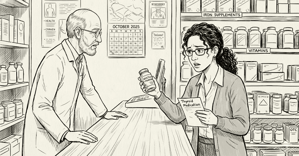 New Levothyroxine Prescription Counseling scenario